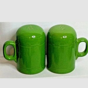 Fiestaware green range top salt & pepper set